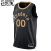Dječji NBA Dres Toronto Raptors Personalizirani Nike 2022-23 City Edition Crno Swingman